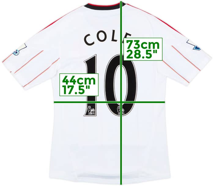 2010-11 Liverpool Away Shirt Cole #10 - 7/10 - (S)