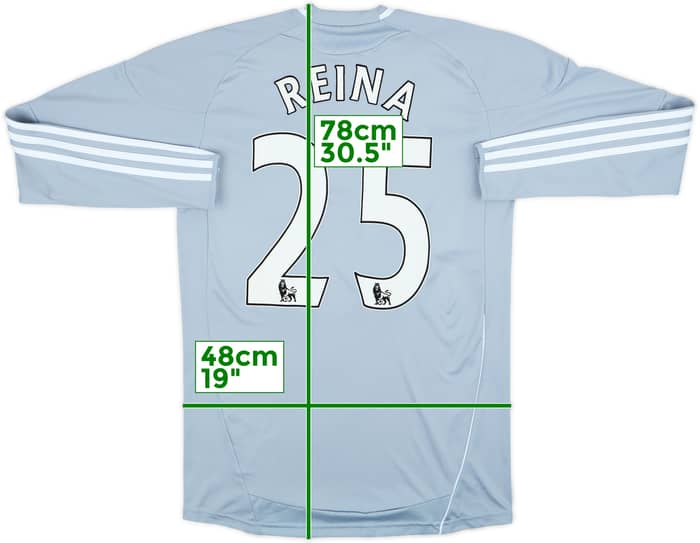 2010-12 Liverpool GK Shirt Reina #25 - 8/10 - (S)