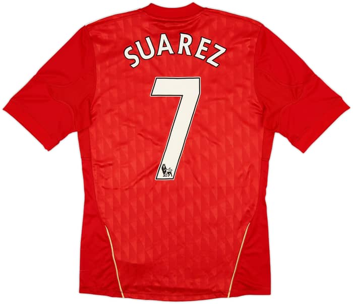 2010-12 Liverpool Home Shirt Suarez #7 - 8/10 - (S)