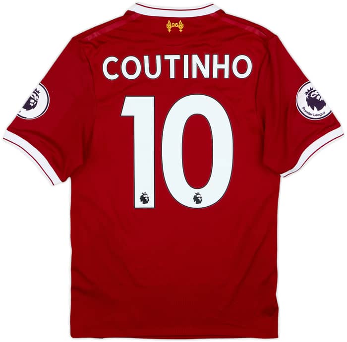 2017-18 Liverpool 125 Years Home Shirt Coutinho #10 - 8/10 - (S)