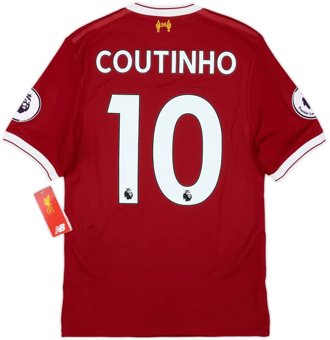 Camiseta de local 125 Años del Liverpool 2017-18 Coutinho #10 (S)