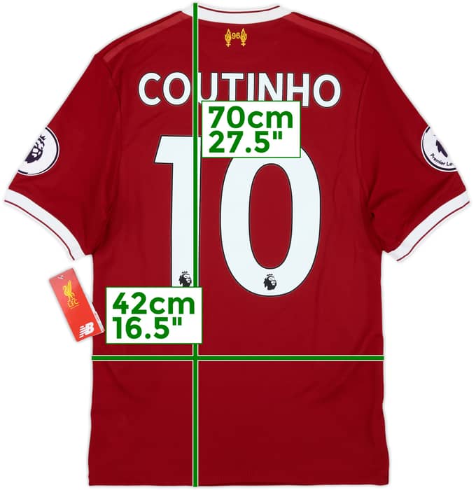 Camiseta de local 125 Años del Liverpool 2017-18 Coutinho #10 (S)