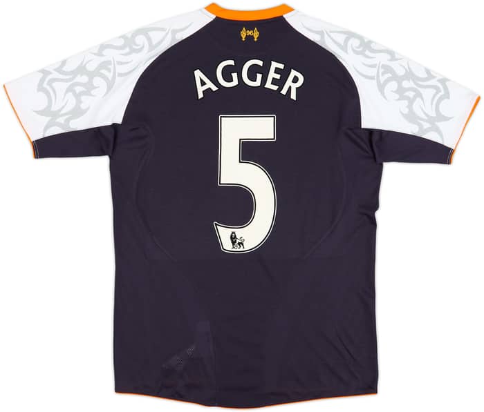 2012-13 Liverpool Third Shirt Agger #5 - 9/10 - (S)
