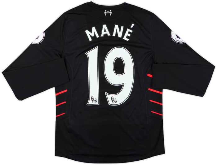 2016-17 Liverpool Away L/S Shirt Mane #19 - 5/10 - (S)