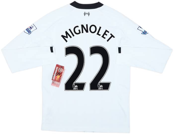 2013-14 Liverpool GK Shirt Mignolet #22 (S)