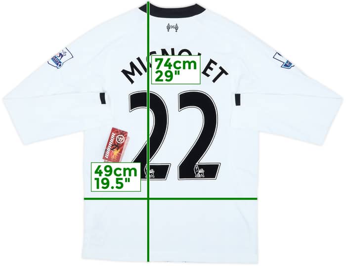 2013-14 Liverpool GK Shirt Mignolet #22 (S)