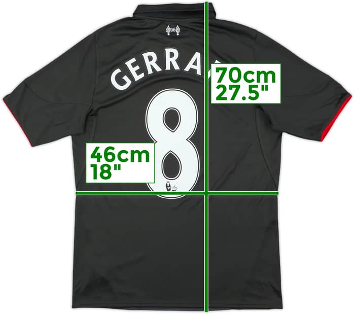 2015-16 Liverpool Third Shirt Gerrard #8 - 8/10 - (S)