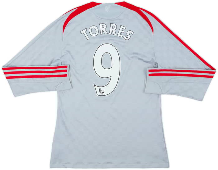 2008-09 Liverpool Away L/S Shirt Torres #9 - 6/10 - (S)