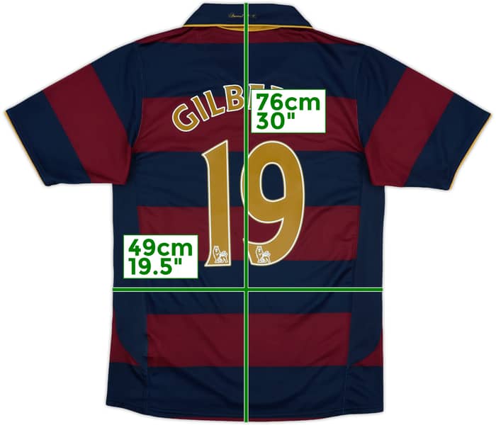 2007-08 Arsenal Third Shirt Gilberto #19 - 7/10 - (S)