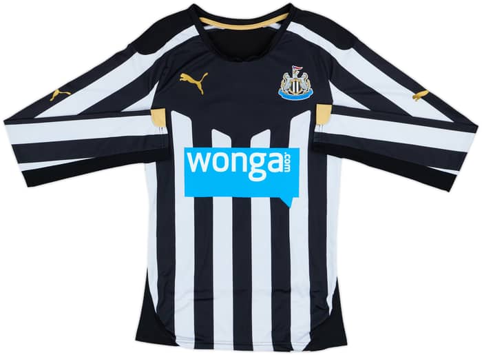 2014-15 Newcastle Player Issue ACTV Fit Home L/S Shirt Jonas #18 - 7/10 - (L)