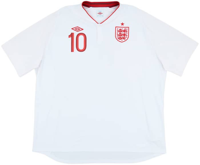 2012-13 England Home Shirt Rooney #10 - 8/10 - (4XL)