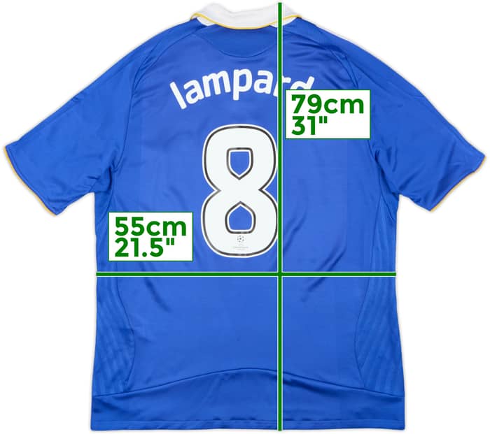 2008-09 Chelsea Home Shirt Lampard #8 - 8/10 - (L)