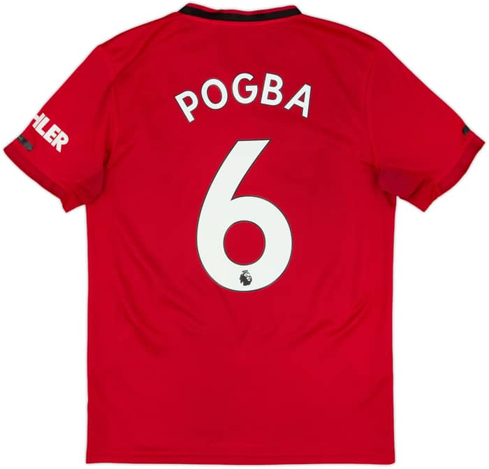 2019-20 Manchester United Home Shirt Pogba #6 - 6/10 - (S)