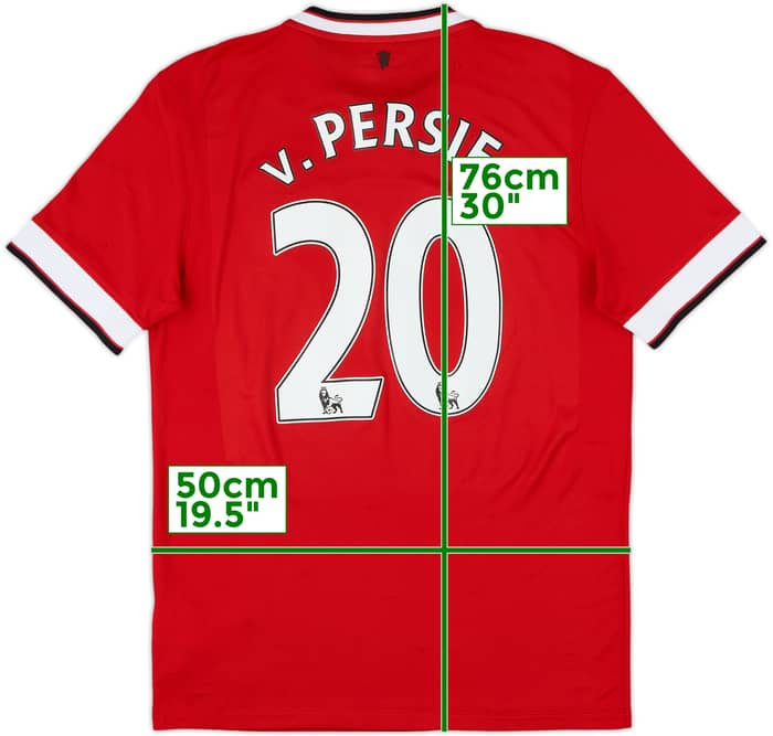 2014-15 Manchester United Home Shirt V.Persie #20 - 7/10 - (M)