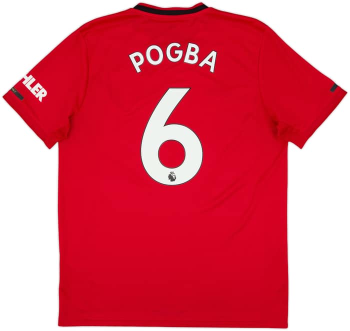 2019-20 Manchester United Home Shirt Pogba #6 - 9/10 - (L)