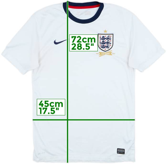 2013 England 150th Anniversary Home Shirt - 5/10 - (M)