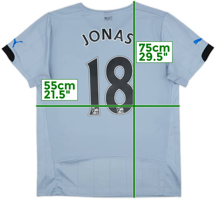 2014-15 Newcastle Away Shirt Jonas #18 - 7/10 - (M)