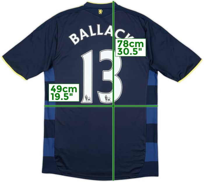 2009-10 Chelsea Away Shirt Ballack #13 - 10/10 - (S)