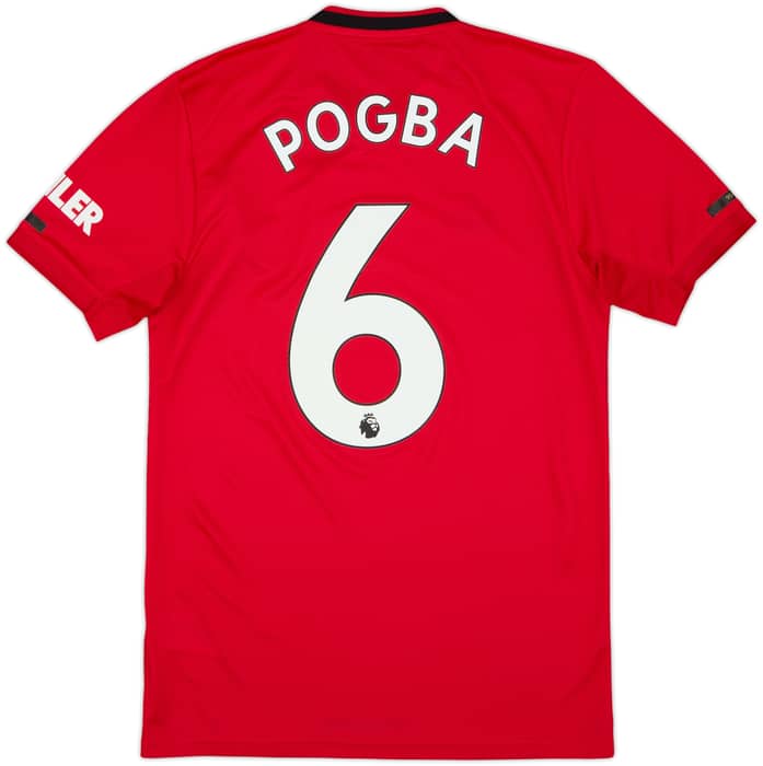 2019-20 Manchester United Home Shirt Pogba #6 - 9/10 - (S)