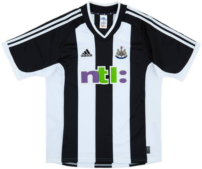 2001-03 Newcastle Home Shirt Shearer #9 - 7/10 - (M)