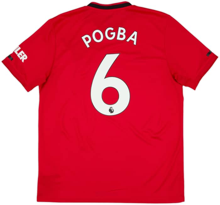 2019-20 Manchester United Home Shirt Pogba #6 - 7/10 - (L)