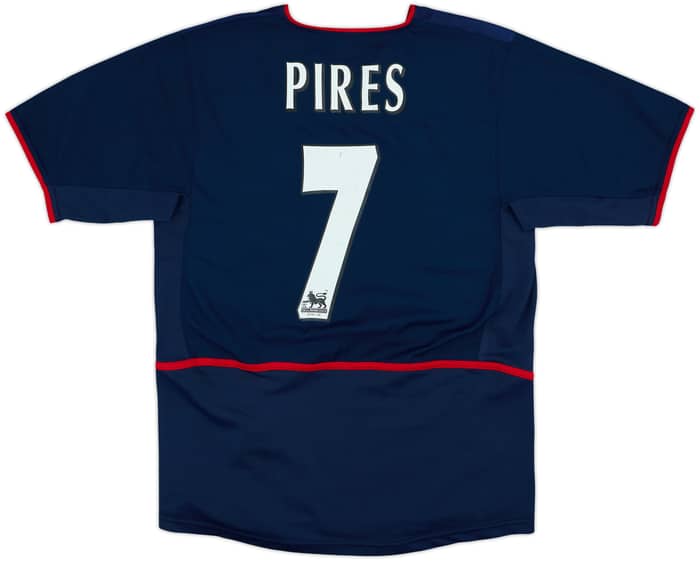 2002-04 Arsenal Away Shirt Pires #7 - 7/10 - (S)