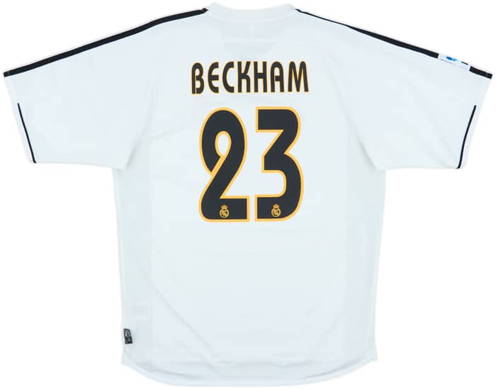 2003-04 Real Madrid Home Shirt Beckham #23 - 6/10 - (M)