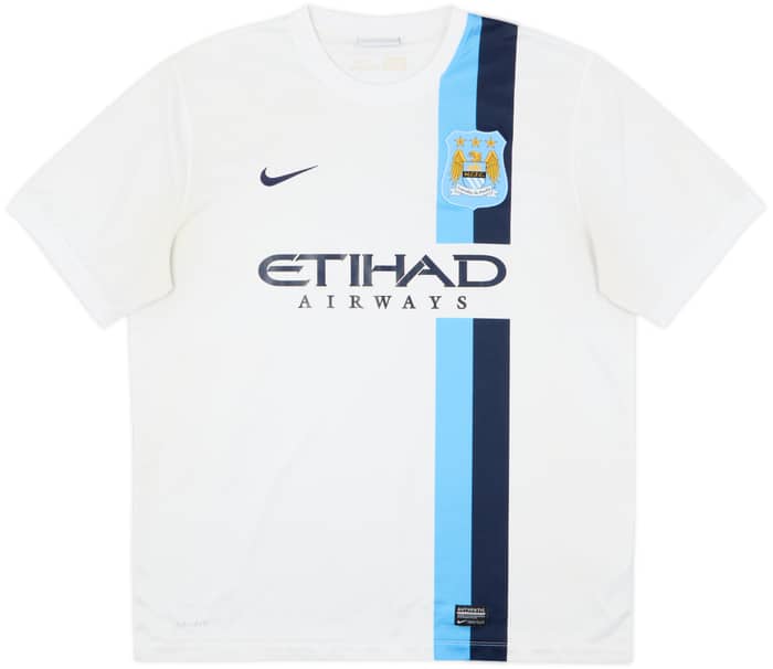 2013-14 Manchester City Third Shirt Kun Aguero #16 - 7/10 - (XL)