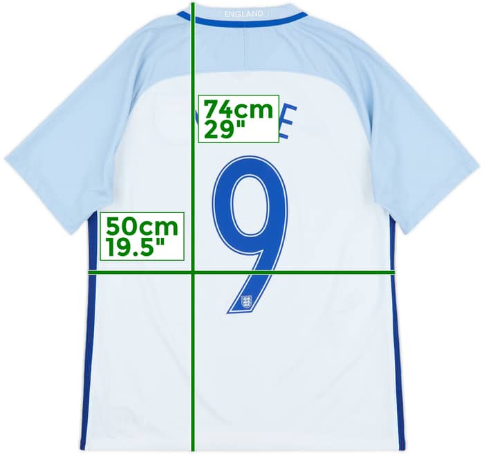 2016-17 England Home Shirt Kane #9 - 7/10 - (M)