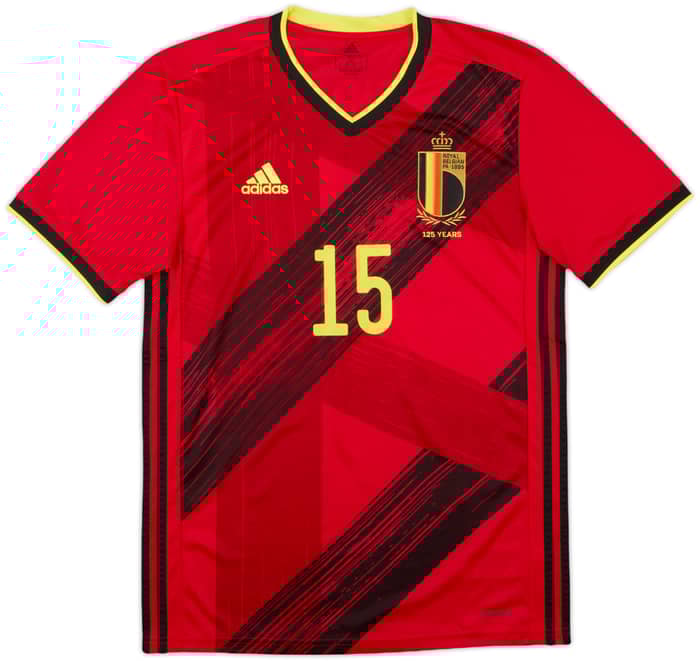 2020-21 Belgium Home Shirt Saelemaekers #15 - 8/10 - (S)