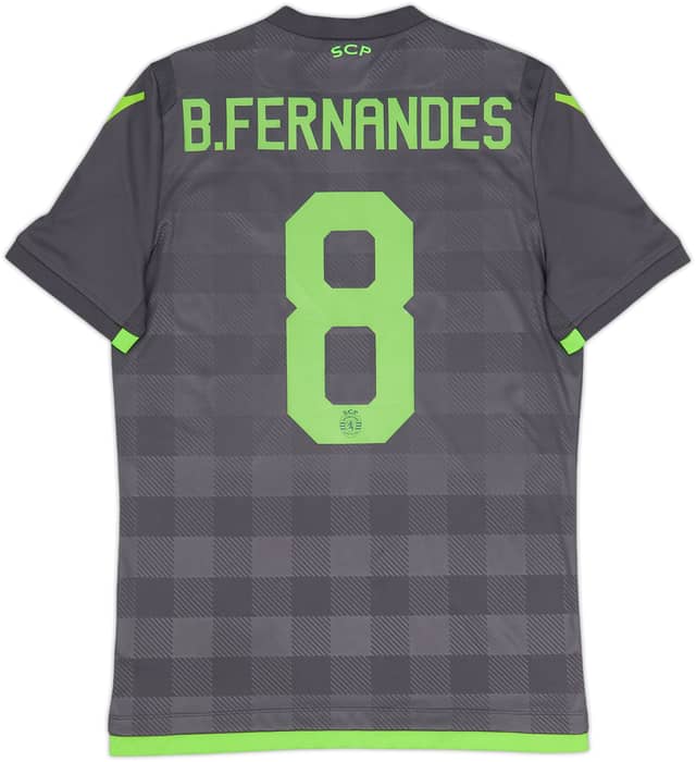 Camiseta de visitante del Sporting CP 2018-19 B.Fernandes #8 - 6/10 - (S)