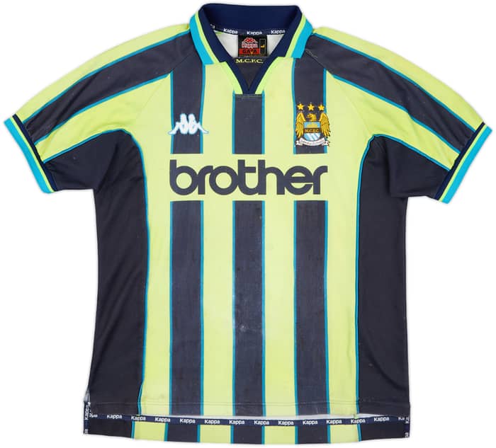 1998-99 Manchester City Away Shirt #9 - 4/10 - (L)