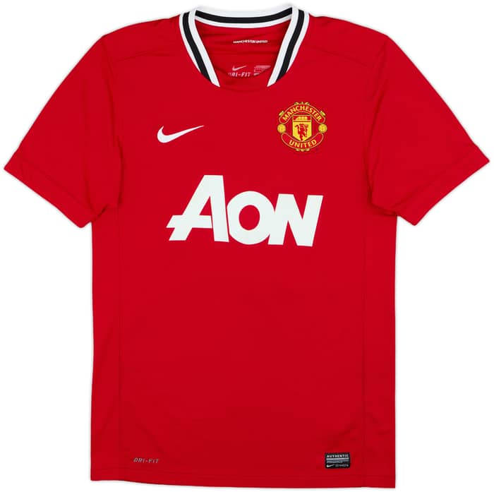 2011-12 Manchester United Home Shirt Scholes #22 - 5/10 - (S)