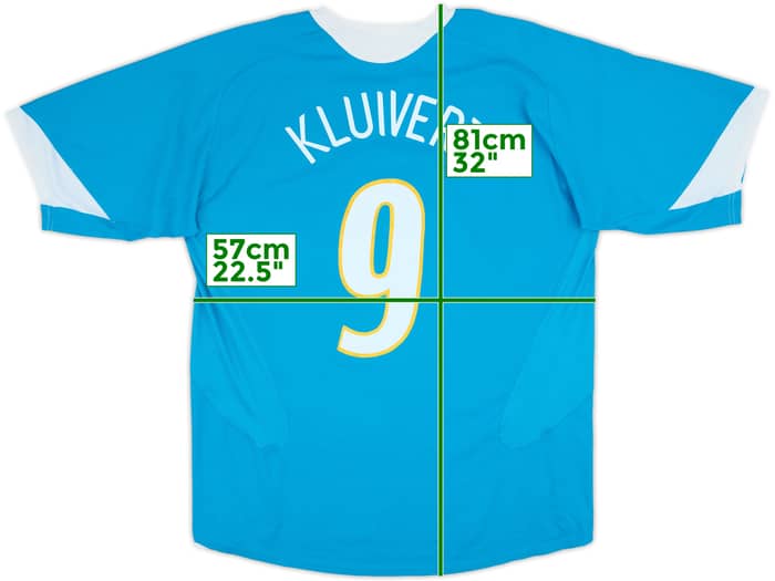 2005-07 PSV Away Shirt Kluivert #9 - 6/10 - (XL)