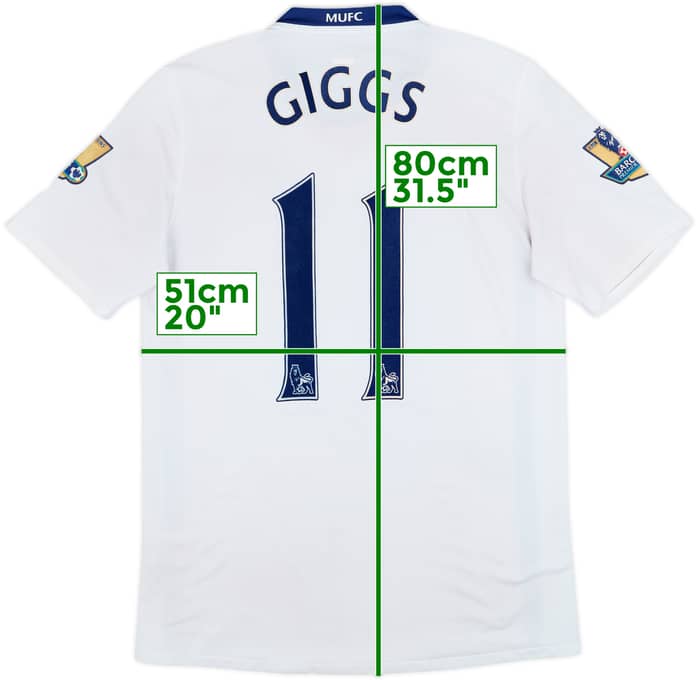 2008-10 Manchester United Away Shirt Giggs #11 - 5/10 - (M)