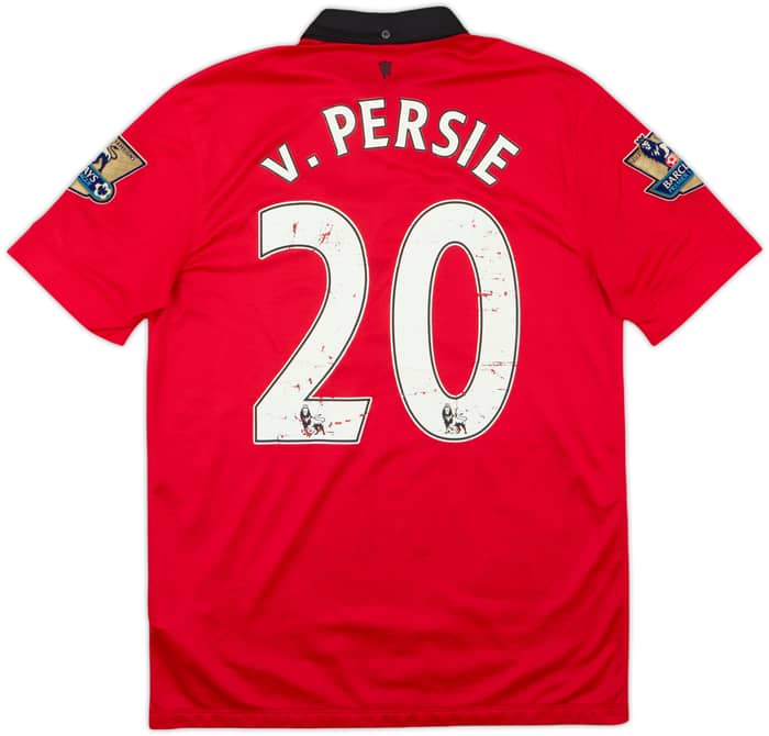 2013-14 Manchester United Home Shirt v. Persie #20 - 3/10 - (M)