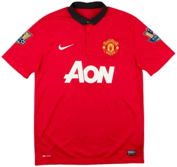 2013-14 Manchester United Home Shirt v. Persie #20 - 3/10 - (M)
