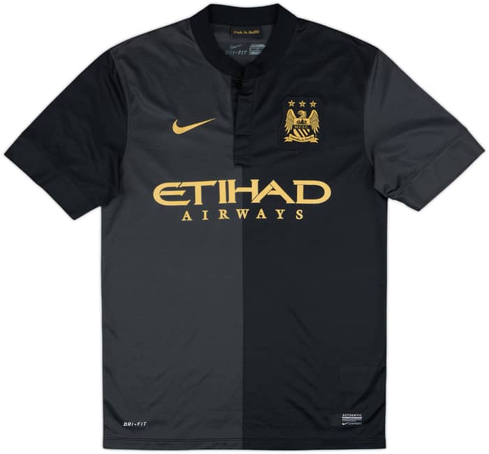 2013-14 Manchester City Away Shirt Dzeko #11 - 5/10 - (S)