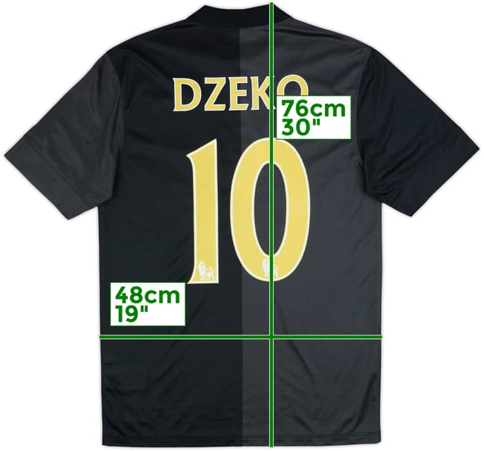 2013-14 Manchester City Away Shirt Dzeko #11 - 5/10 - (S)