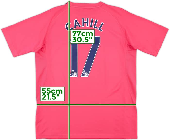 2010-11 Everton Away Shirt Cahill #17 - 9/10 - (L)