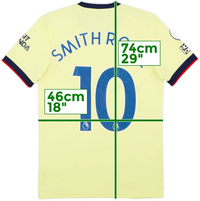 2021-22 Arsenal Away Shirt Smith Rowe #10 - 6/10 - (S)