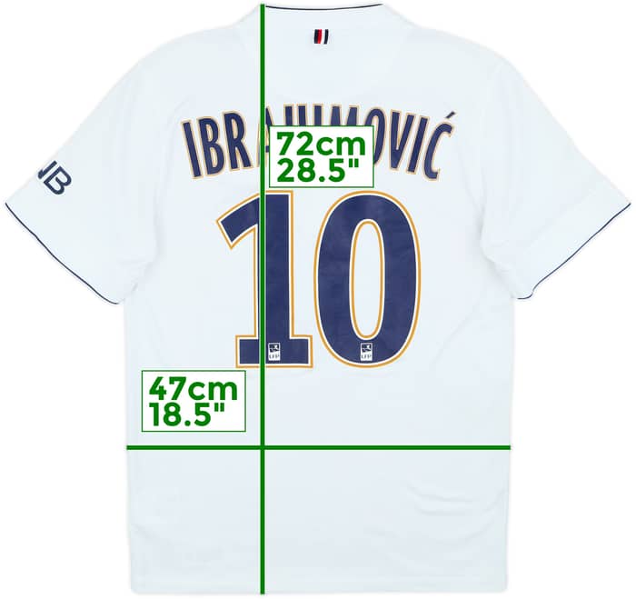 2014-15 Paris Saint-Germain Away Shirt Ibrahimovic #10 - 7/10 - (S)