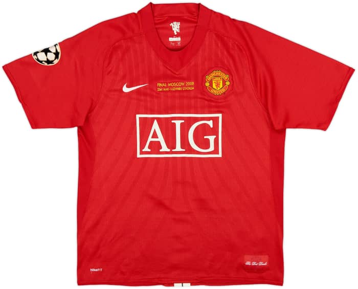 2007-09 Manchester United 'Moscow 2008' Home Shirt Giggs #11 - 6/10 - (M)