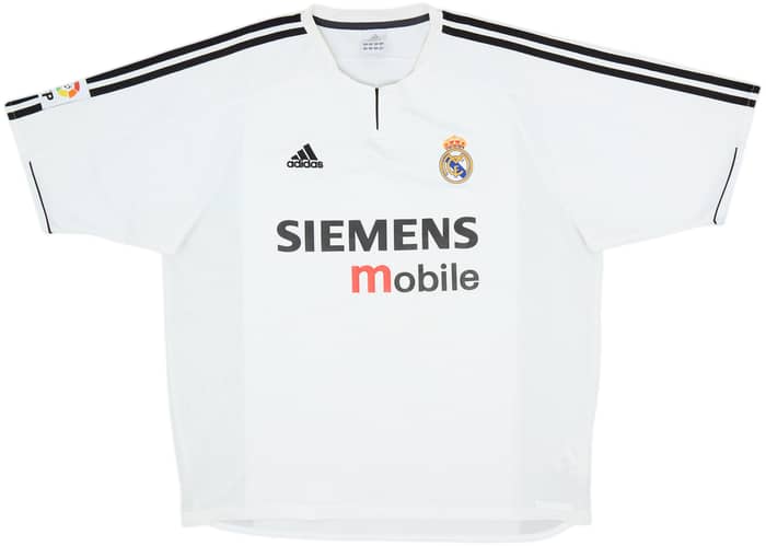 2003-04 Real Madrid Home Shirt Ronaldo #9 - 8/10 - (XL)