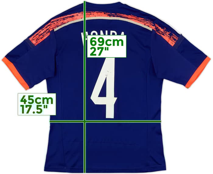 2013-15 Japan Home Shirt Honda #4 - 4/10 - (M)