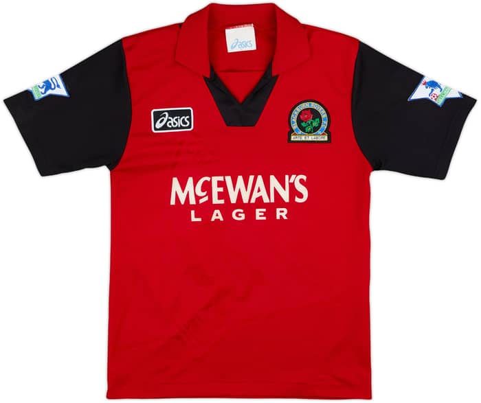 1995-96 Blackburn Away Shirt Shearer #9 - 7/10 - (M)