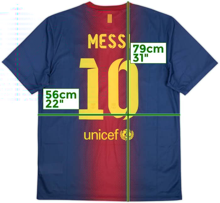 2012-13 Barcelona Básica Local Camiseta Messi #10 (L)