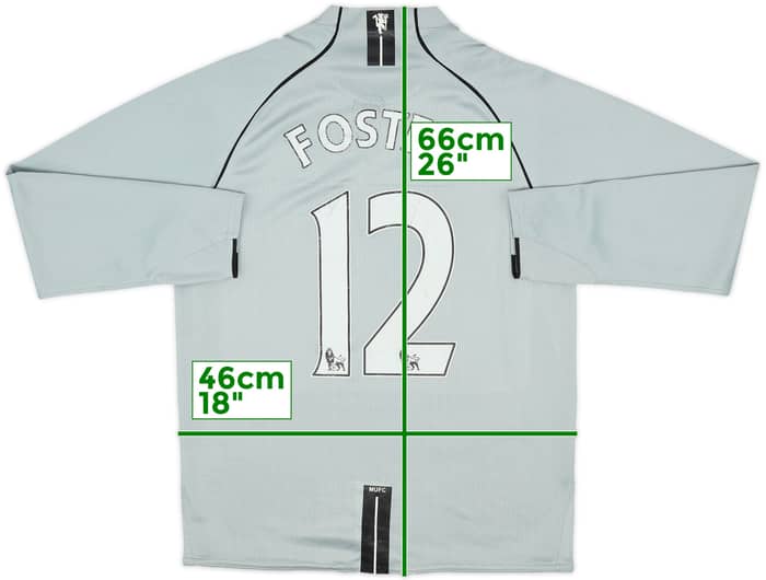 2007-08 Manchester United GK Shirt Foster #12 - 4/10 - (XL.Boys)