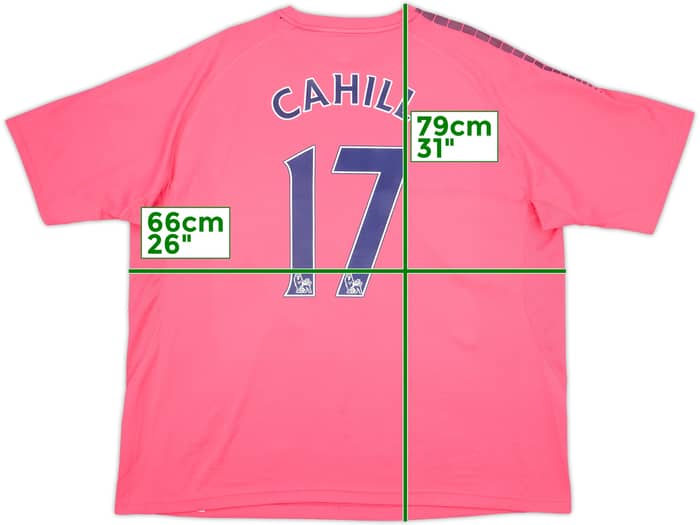 2010-11 Everton Away Shirt Cahill #17 - 8/10 - (XXL)