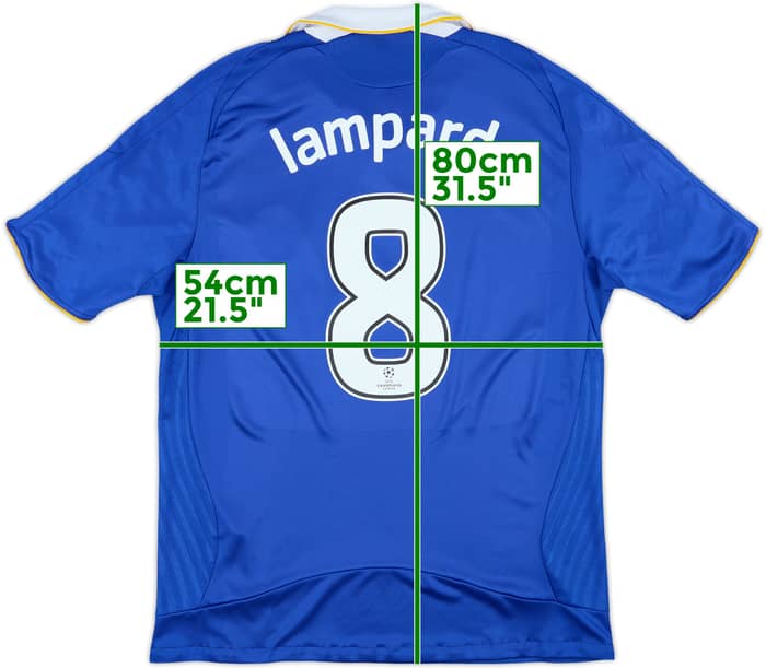 2008-09 Chelsea Home Shirt Lampard #8 - 8/10 - (L)